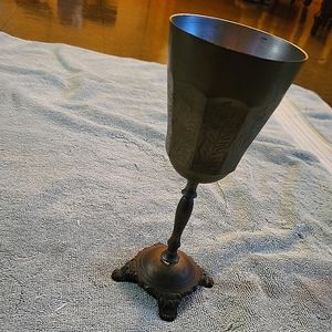 Vintage Metal Goblet